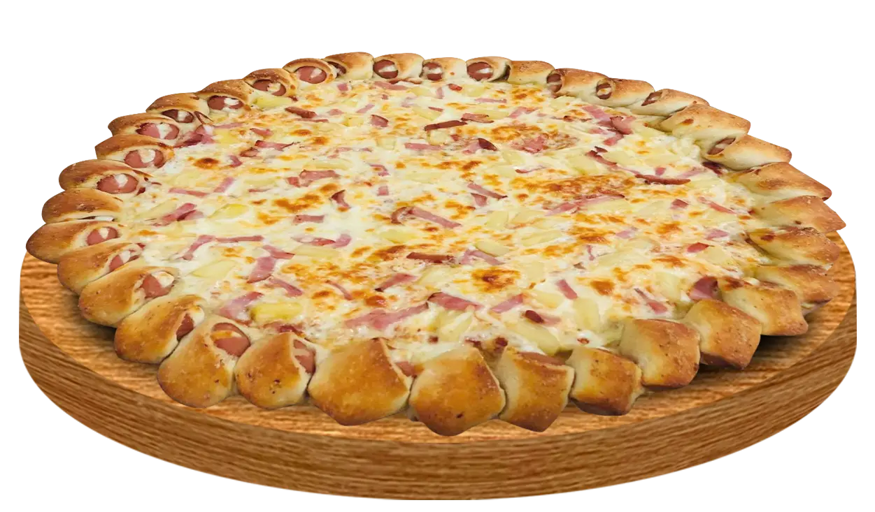 Delicious Hawaiian Express Pizza at Yeg Pizza On Wheels in Edmonton, AB